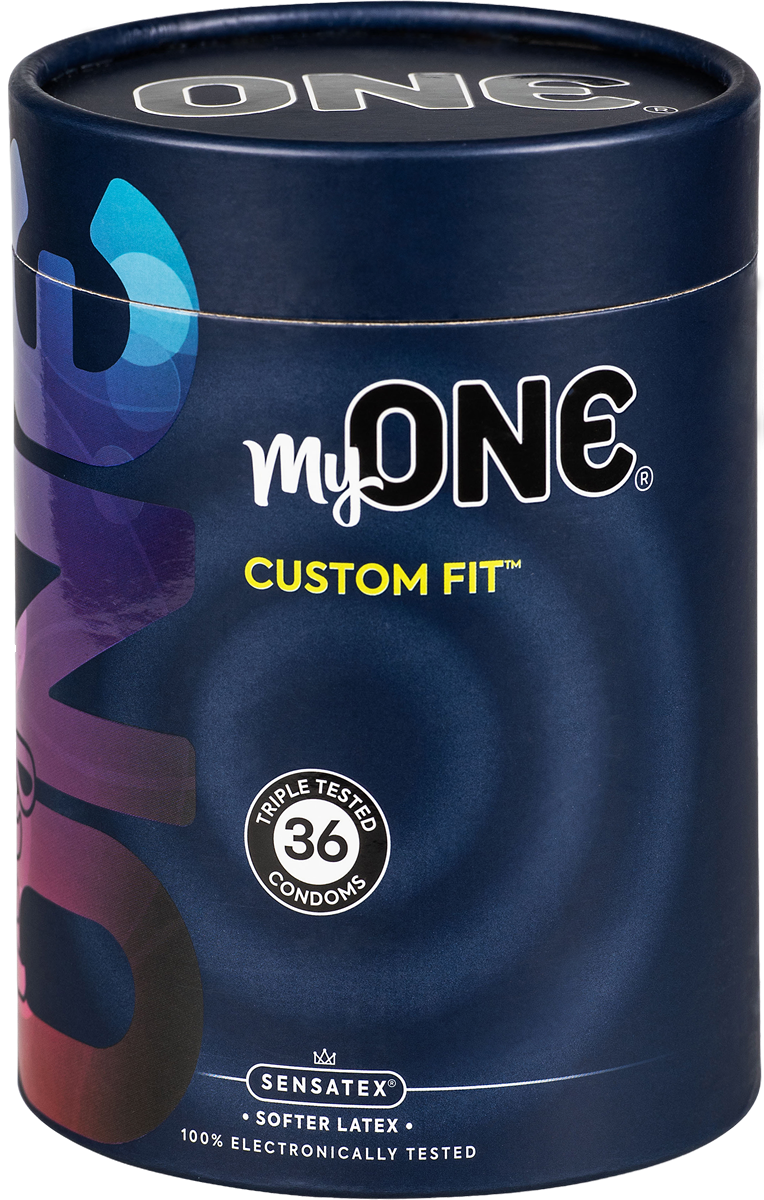 MyOne Maxi-Pack: Custom Fit, size 55J, 36 condoms