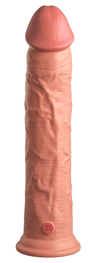 KCE 11 Dildo z dvouvrstvého silikonu Světlý