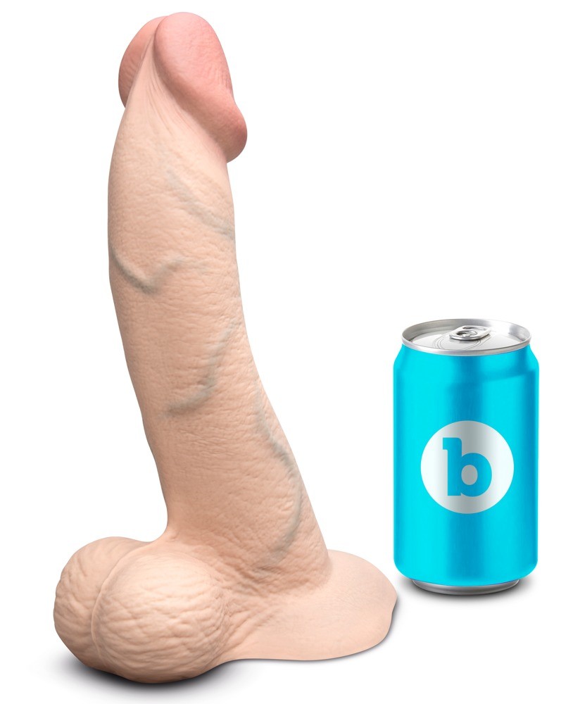 b-vibe slipskin 10" zakřivené dildo