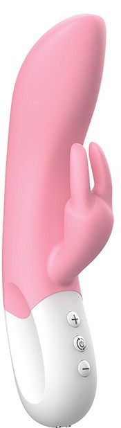 LIEBE MIGHTY RABBIT CANDY PINK - Vibrátor pro páry