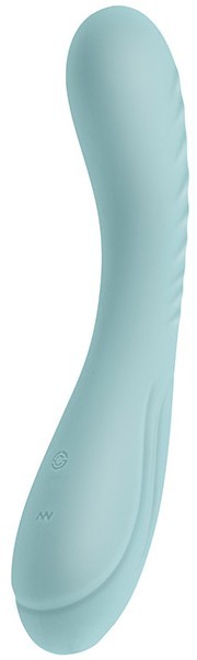 Luxusní vibrátor pro páry - S Pleasures Velvet Cuddly Turquoise