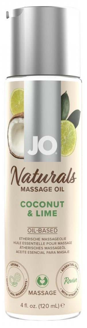 System JO - Naturals Massage Oil Coconut & Lime 120 ml