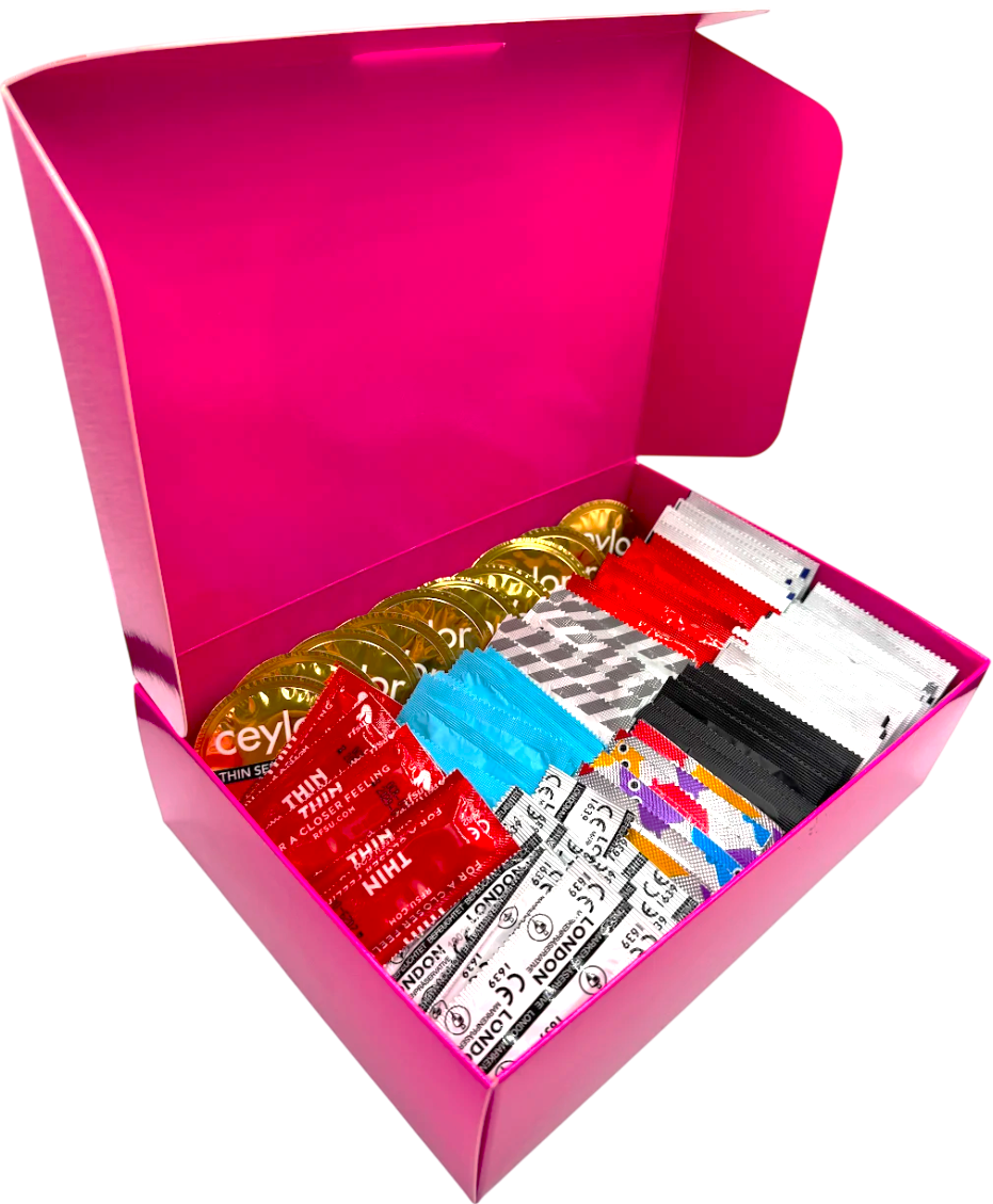 Sada tenkých kondomů Thin Pleasure pack (72 ks)