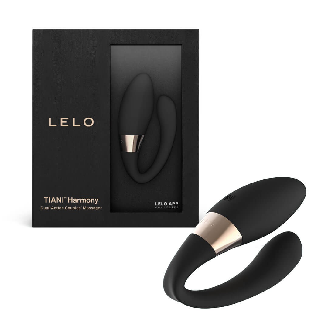 LELO Tiani Harmony BLACK - prémiový vibrátor pro páry