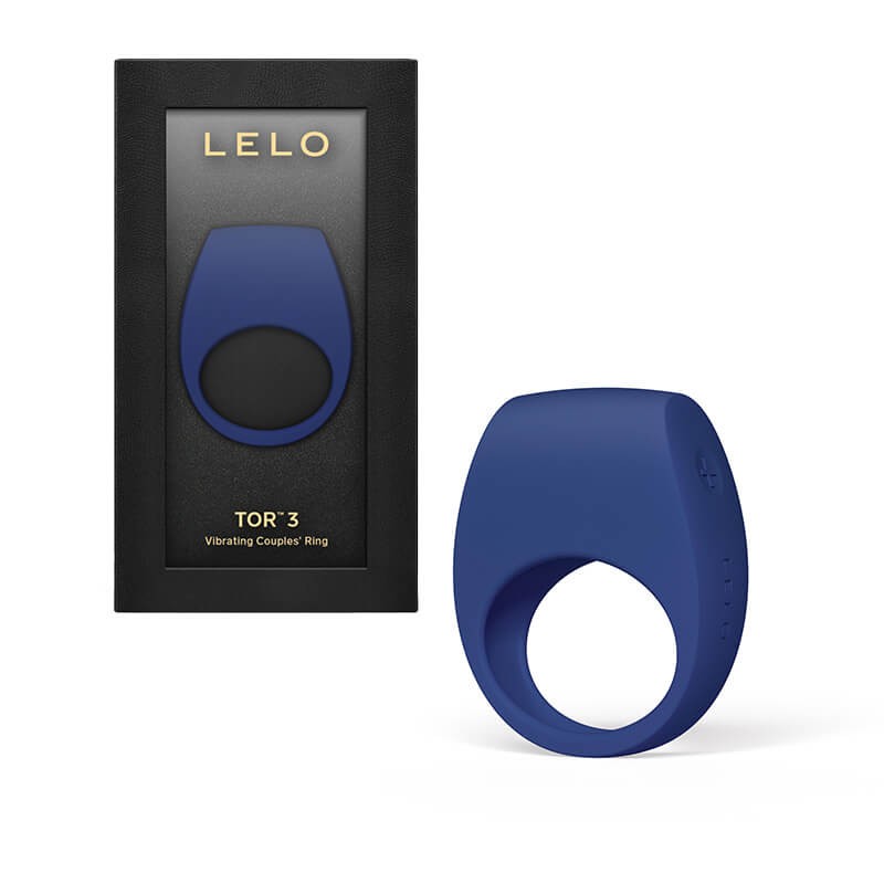 LELO Tor 3 Base Blue - prémiový erekční kroužek pro muže