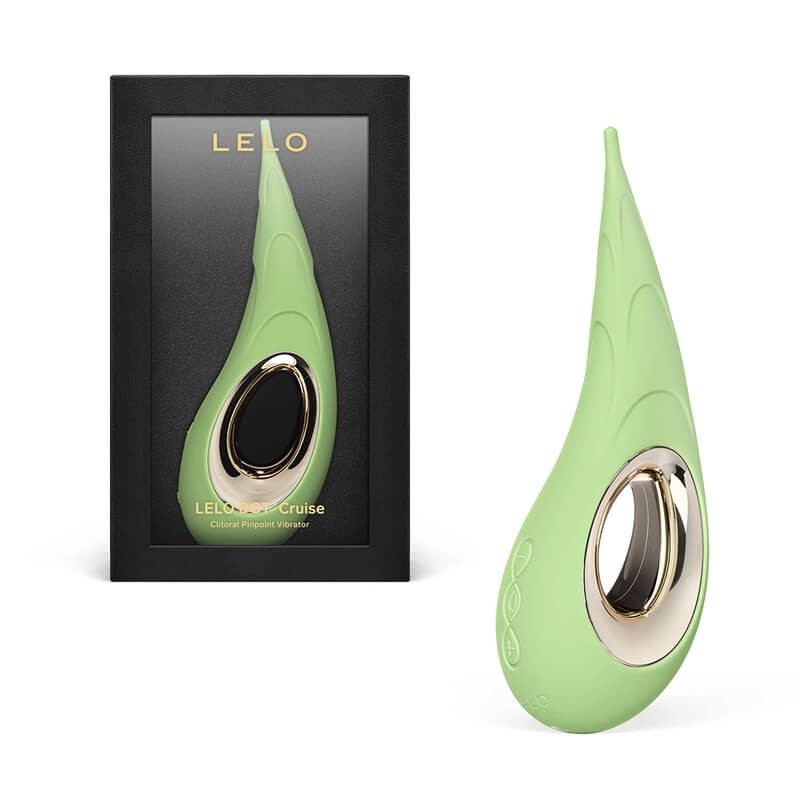 LELO Dot Cruise Pistachio Cream - elegantní vibrátor v pistáciové barvě