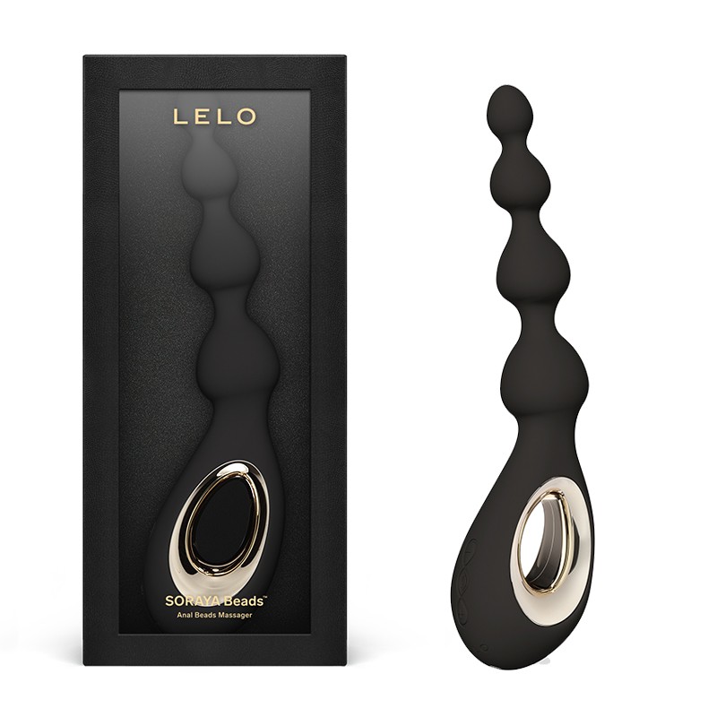 LELO Soraya Beads Black - prémiový vibrační kolík pro potěšení