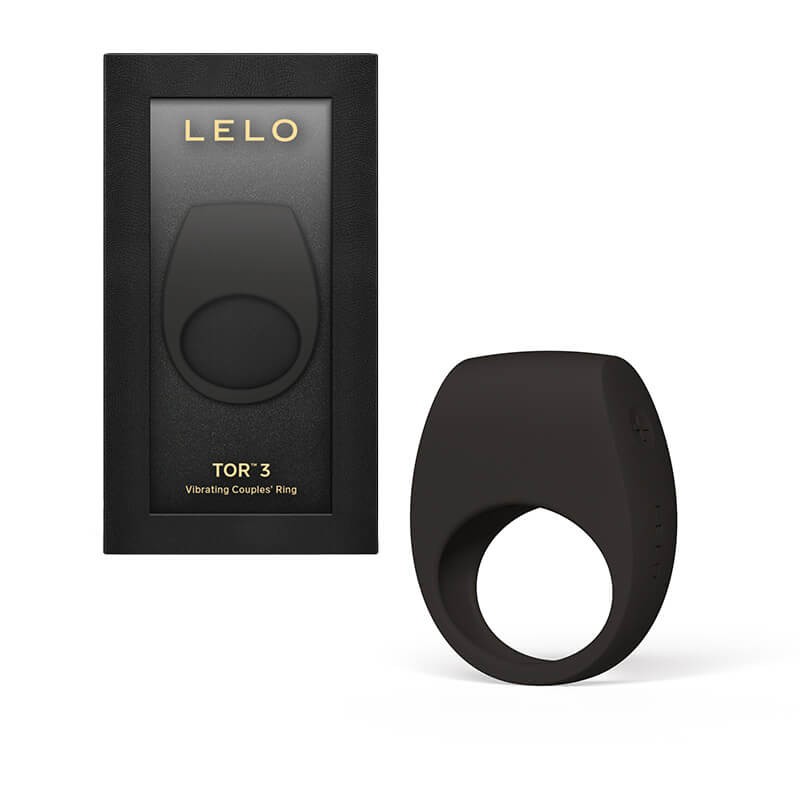 LELO Tor 3 Black - prémiový erekční kroužek pro páry