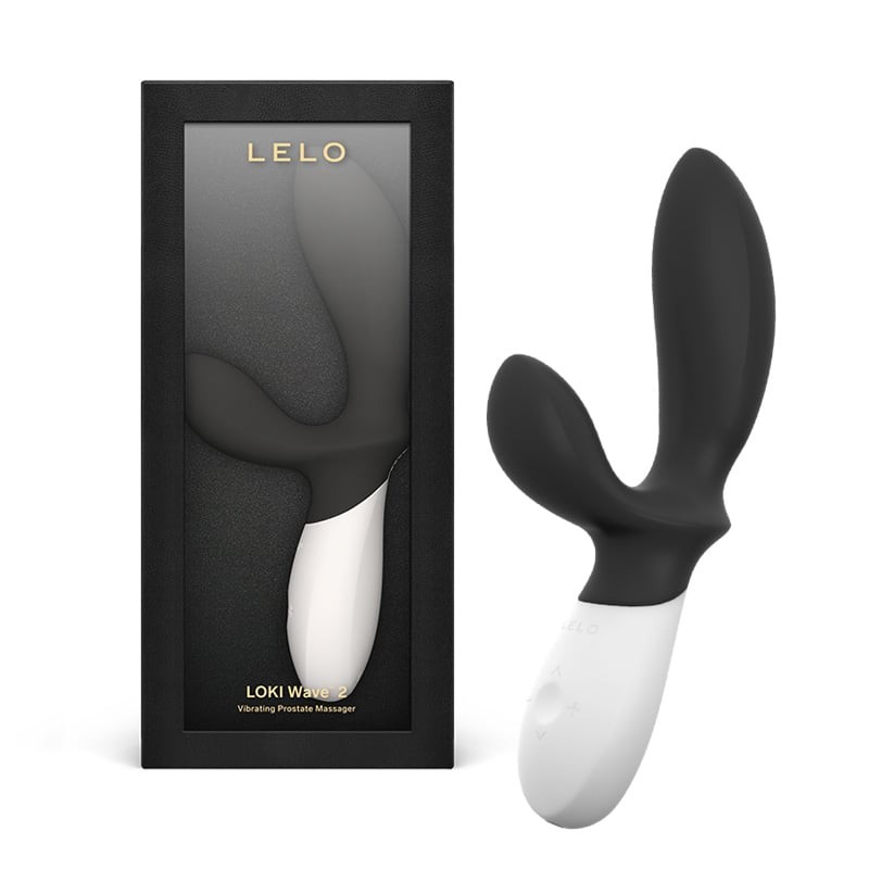 LELO Loki Wave 2 Black - prémiový vibrátor pro muže