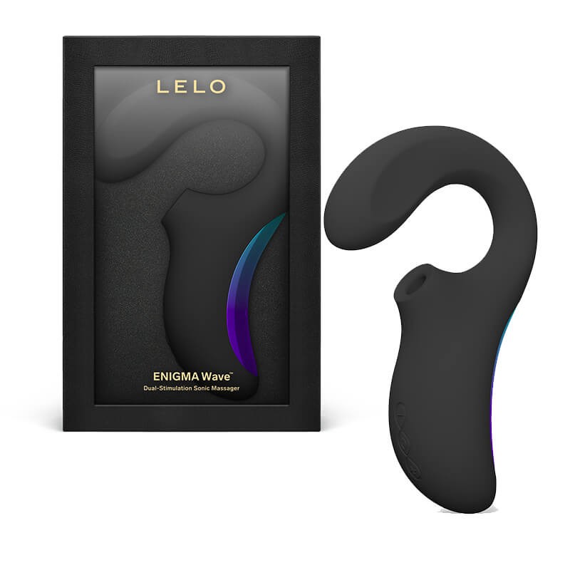LELO Enigma Wave Black - prémiový vibrátor pro ženy