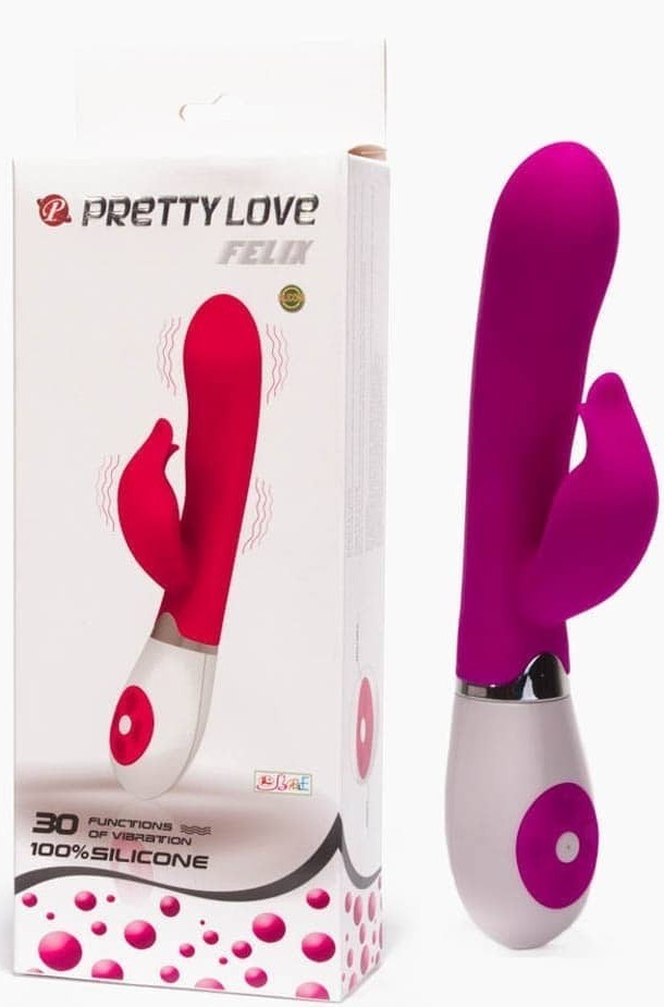 Fialový vibrátor Felix od Pretty Love