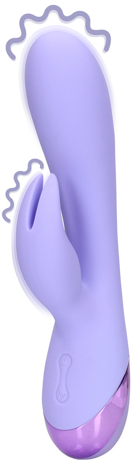 LoveLine Smooth Silicone Rabbit Vibrator Digital Lavender