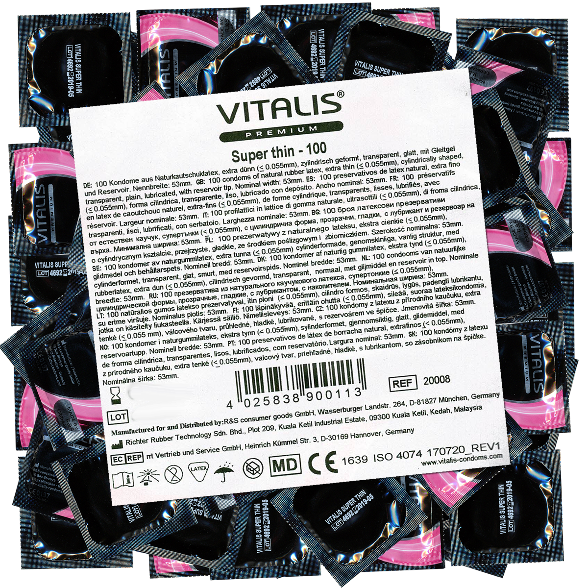 Vitalis Super Thin 100 ks