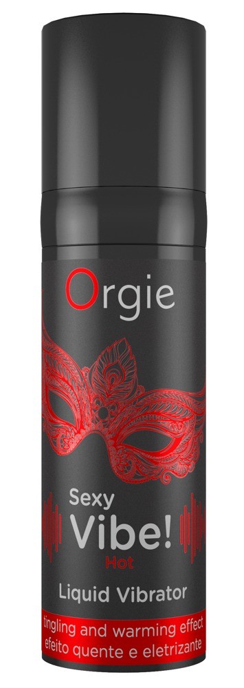 Orgie Sexy Vibe! - Hřejivý Stimulační Gel s Příchutí Jahody