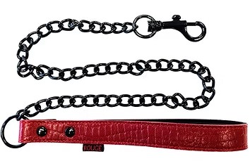 ROUGE Leather Lead (Burgundy with Black Accessories Ananconda)