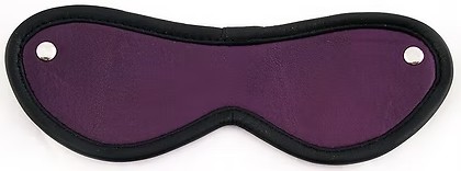 ROUGE Leather Blindfold Eye Mask Puprle