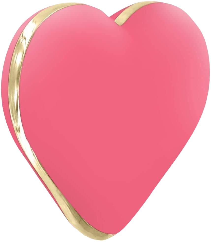 Srdíčkový vibrační přívěsek růžový