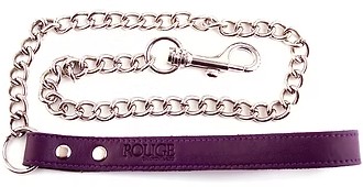 ROUGE Leather Leash Purple