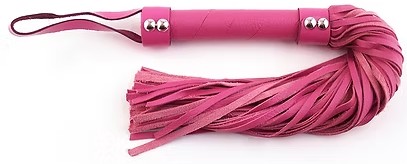 ROUGE Short leather flogger pink