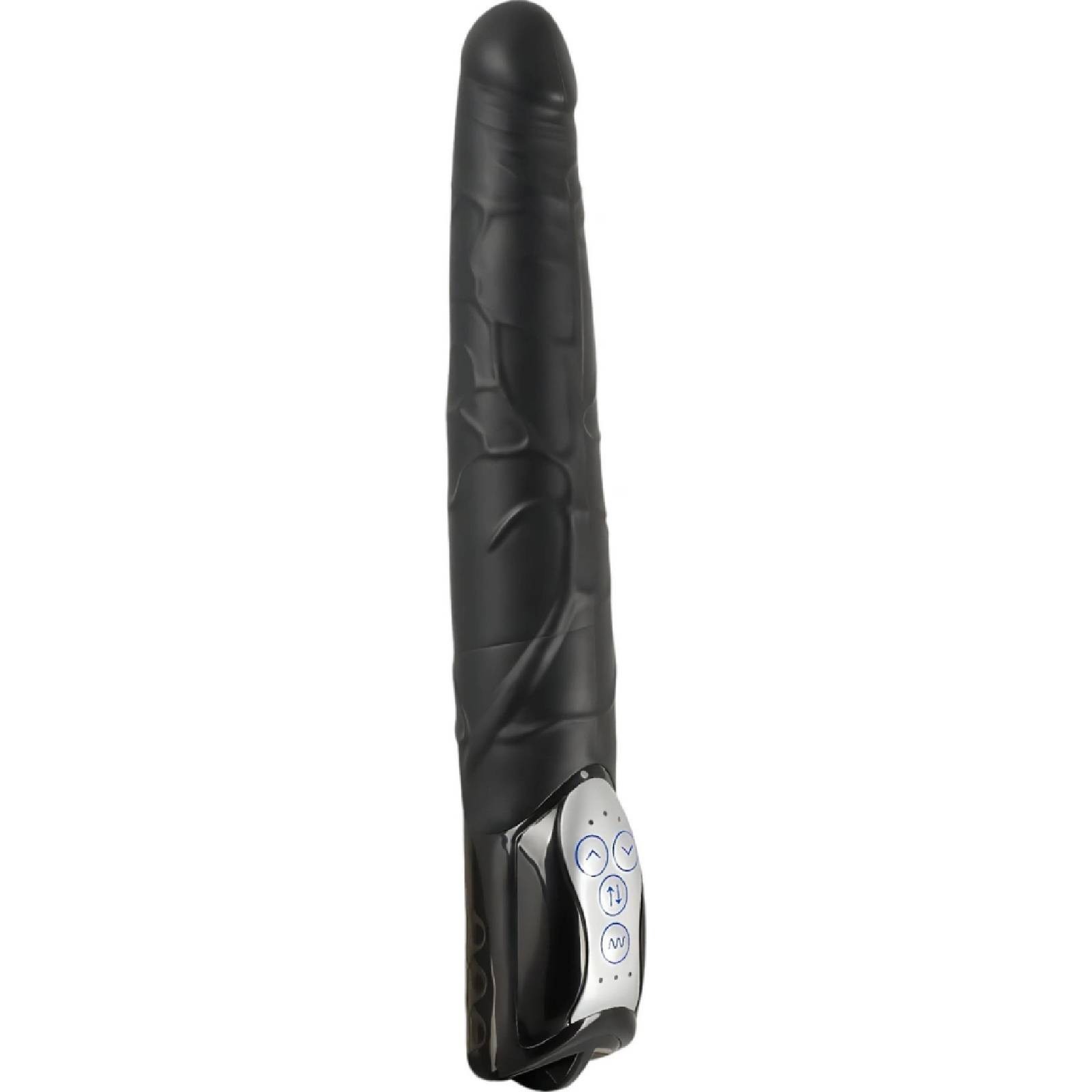 Černý přirážecí vibrátor Push od You2Toys