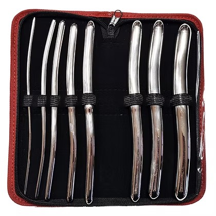 ROUGE Stainless Steel 8 Piece Hegar Dilator Set v elegantním designu