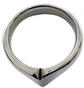 ROUGE Stainless Steel Taj Ring 32mm In Clamshell - Luxusní sexuální produkt