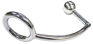 ROUGE Nerezový Cock Ring a Anální Kolík - erotické pomůcky pro dospělé