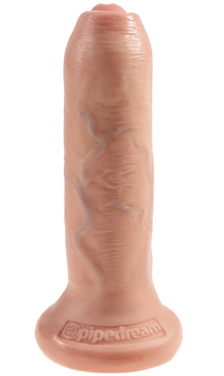 King Cock Uncut 6" - Flesh