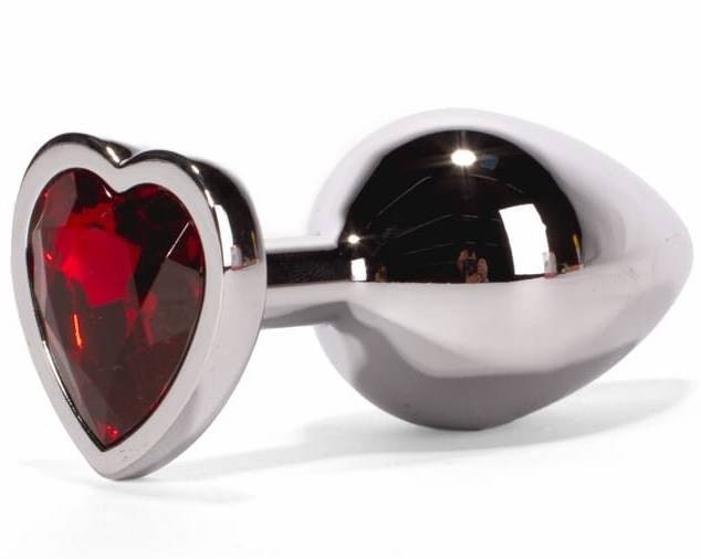 X-Men X-MEN Secret Shade Metal Butt Plug Red L