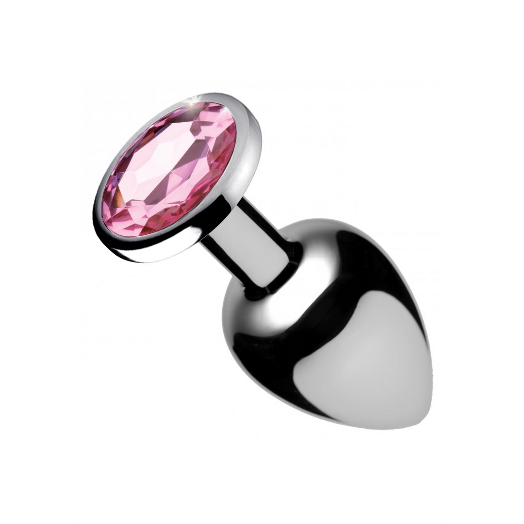 XR Brands Pink Gem – Butt Plug – Medium