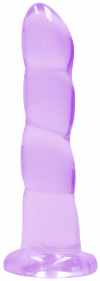 Dildo s přísavkou Majestic (17 cm), fialové