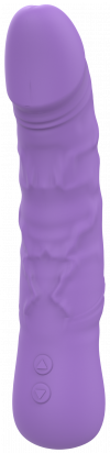 Silikonový vibrátor Borůvka® III Next Gen (21,5 cm) + dárek Toybag