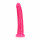 Svítící realistické dildo s přísavkou Neon Night (20 cm), růžová