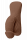 TPE packer Gender X Squishy Flesh (12 cm), tmavě tělová