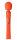 Fun Factory VIM masážní hlavice (31 cm), oranžová