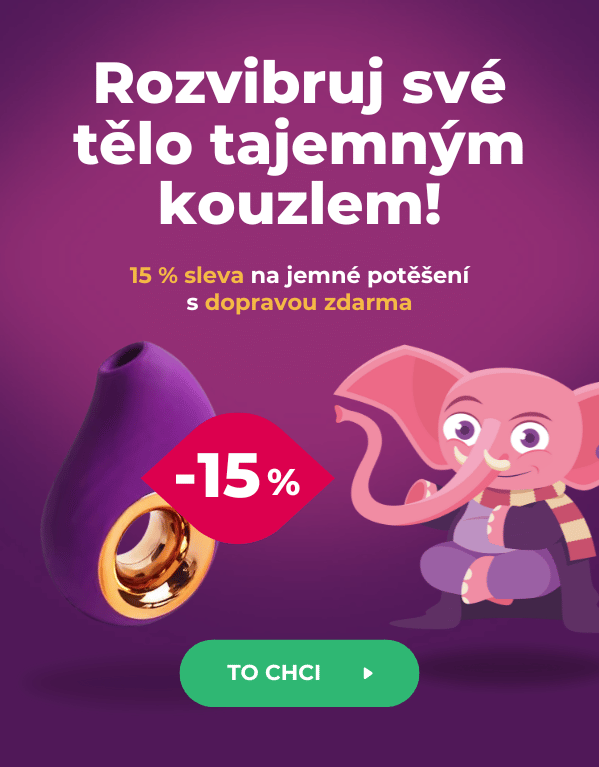 S kódem MAGIC15 teď získáte 15% slevu a dopravu zdarma na naše intimní pomůcky i erotickou kosmetiku.