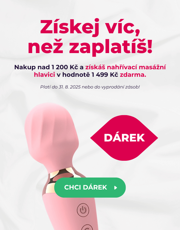Získej víc, než zaplatíš! Nakup nad 1 200 Kč a získáš nahřívací masážní hlavici v hodnotě 1 499 Kč zdarma. Platí do 31. 8. 2025 nebo do vyprodání zásob!