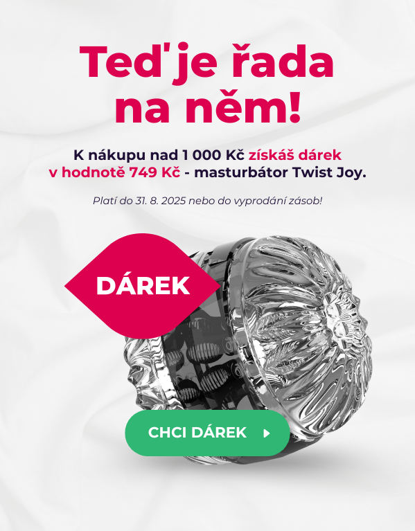 K nákupu nad 1 000 Kč získáš dárek v hodnotě 799 Kč - masturbátor Twist Joy.