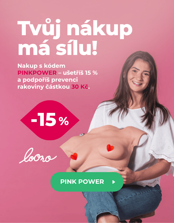 Získáváš 15 % slevu s kódem PINKPOWER!