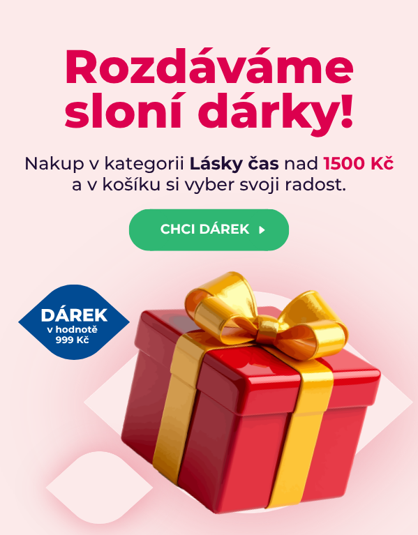 Nakup v kategorii nad 1500 Kč a vyber si v košíku svůj dárek.