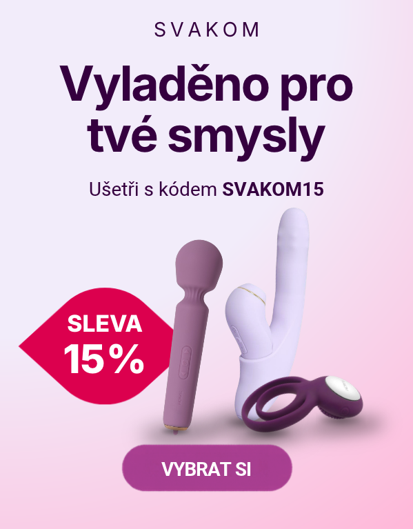 Užij si slevu 15 % na vybrané hračky SVAKOM.